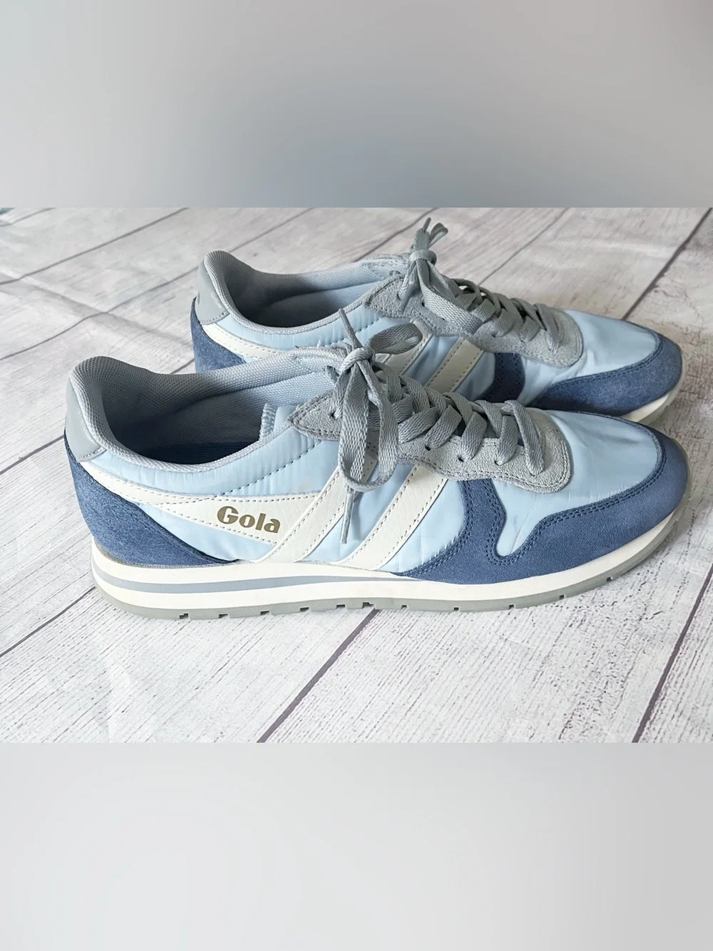 Gola Daytona Chute two tone blue sneakers